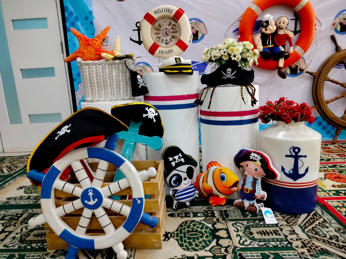 Photobooth property with pirate theme